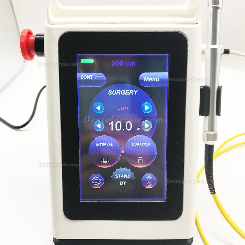 8/10W Dental Laser 980nm Diodenlaser Zahnmedizin f&uuml;r orale Weichteilchirurgie